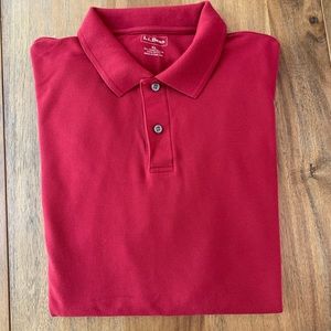 LL Bean Men’s Tall Short Sleeve Polo XL